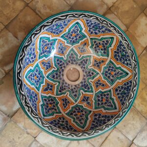Exclusive Moroccan Ceramic Sink That Elevates Your Bathroom Style