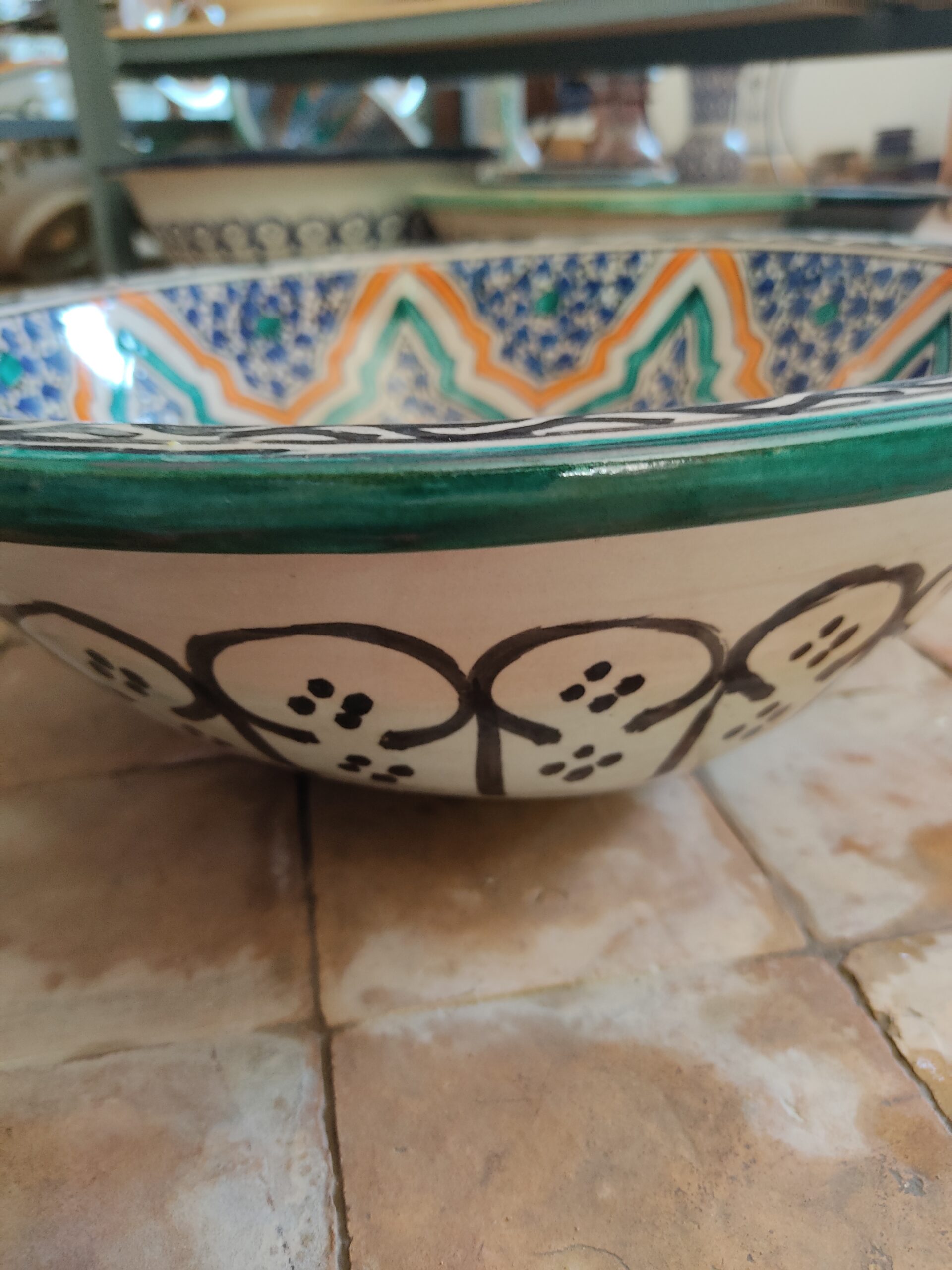 Exclusive Moroccan Ceramic Sink That Elevates Your Bathroom Style - Image 2