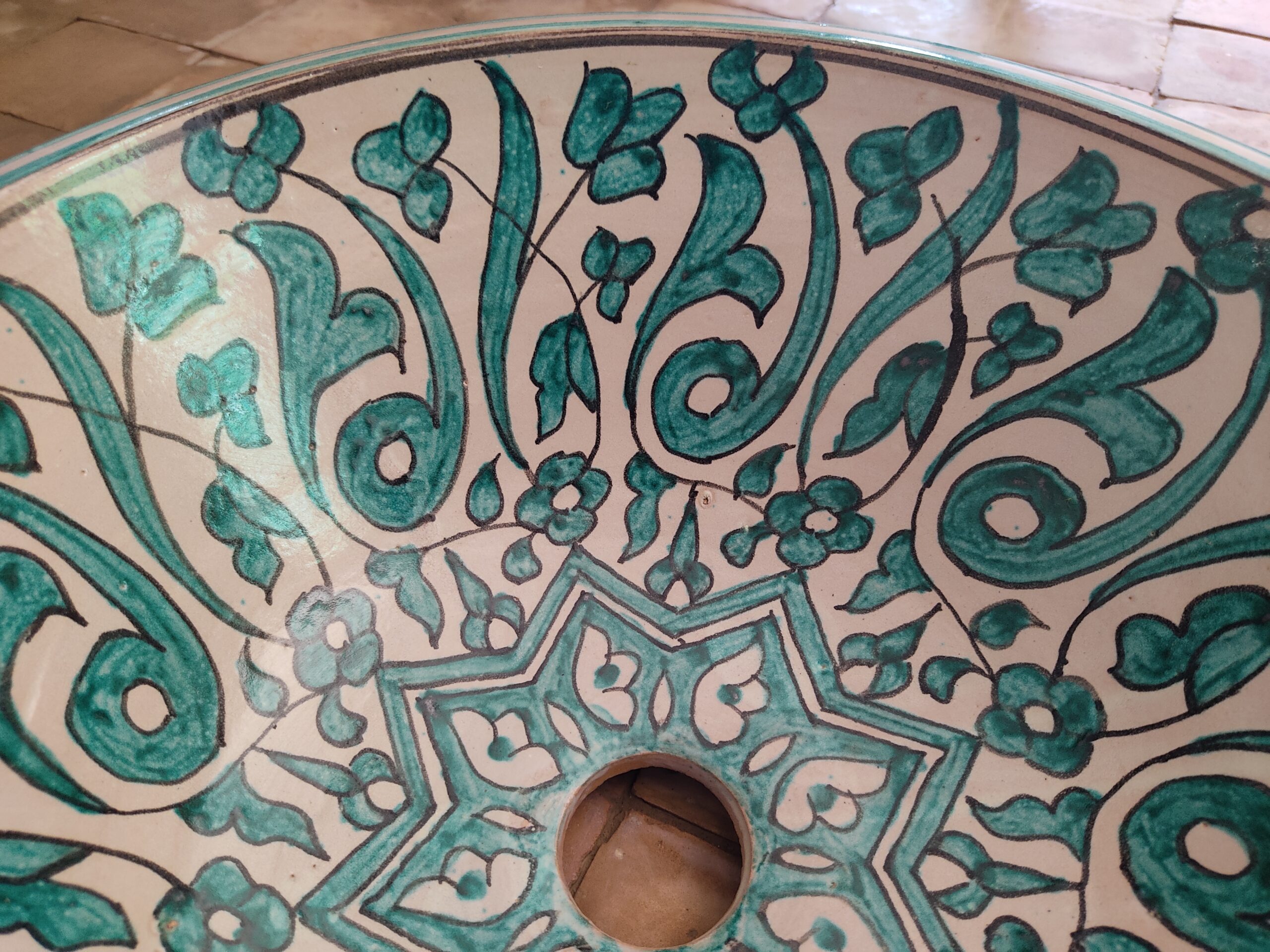 Exclusive Moroccan Ceramic Sink That Elevates Your Bathroom Style - Image 3