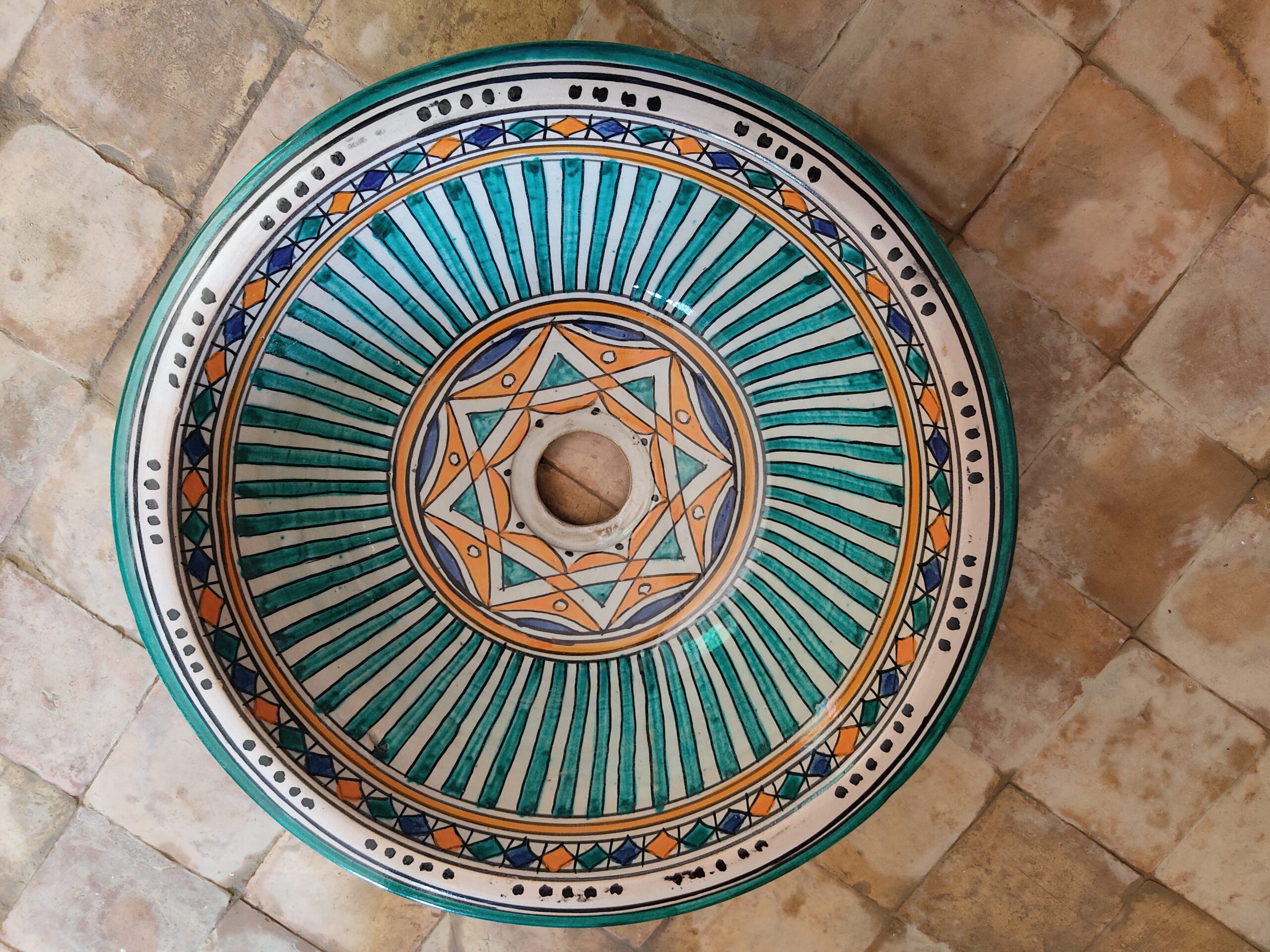 Exclusive Moroccan Ceramic Sink That Elevates Your Bathroom Style