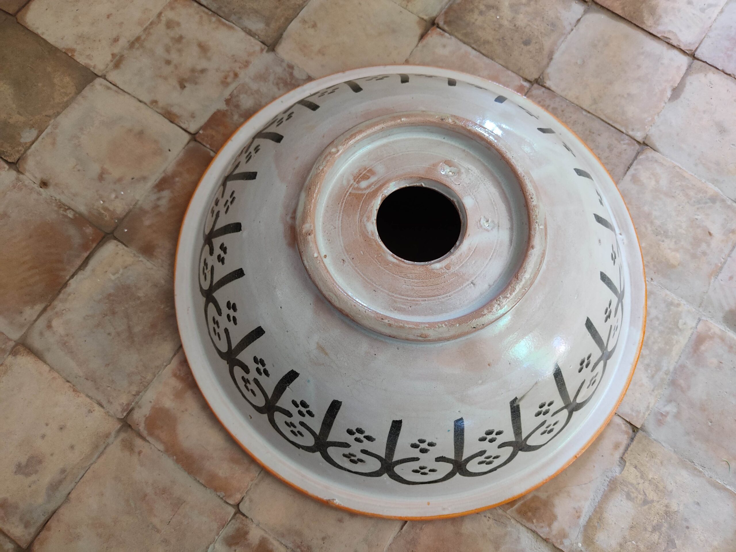 Handcrafted Moroccan Ceramic Sink – Authentic Artisan Design - Image 5