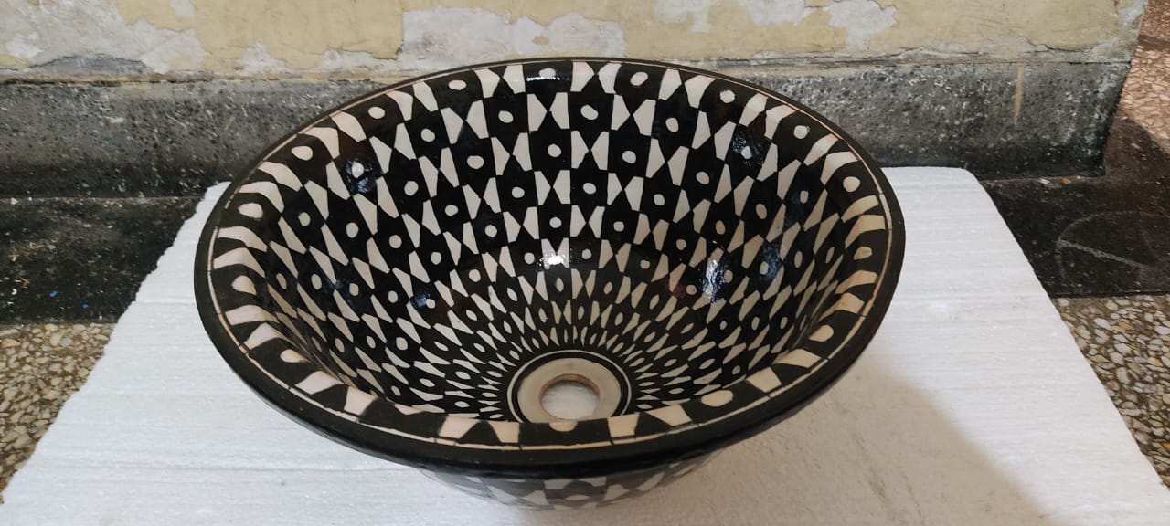 Exclusive Moroccan Ceramic Sink That Elevates Your Bathroom Style