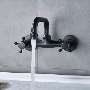 Brass/Black Bronze Basin Faucet Bathroom Sink Tap