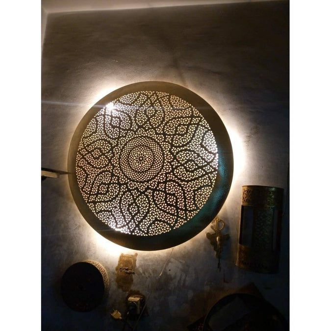 Art deco wall Sconce, Moroccan lighting, wall lamp, Moroccan lantern, designer lamp, hanging lamp - Image 3