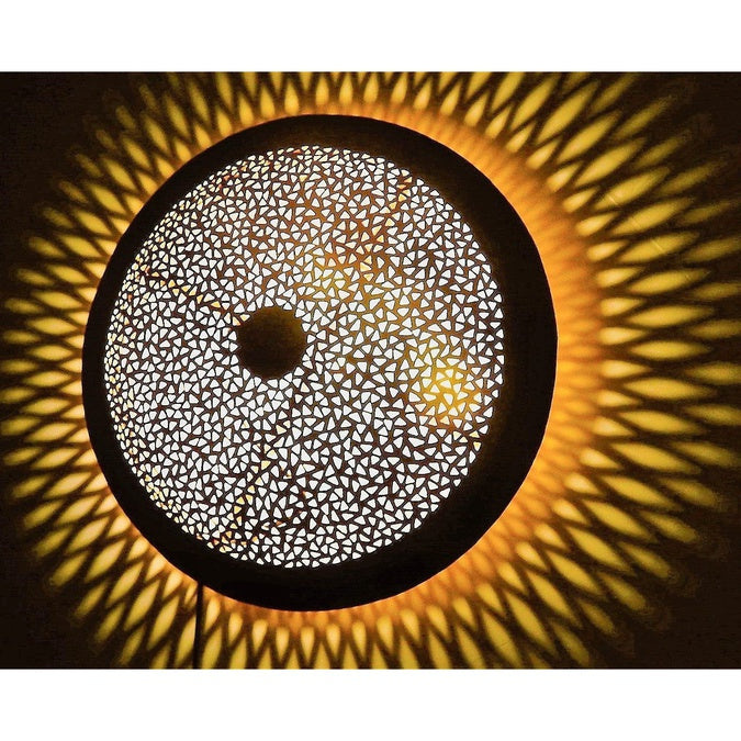 Handmade Wall Light Moroccan Wall Lamp 4 Available Colors Art Deco Decor Light Diffuser Wall Sconce, Boho Lighting - Image 5