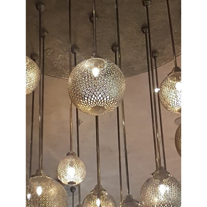 Modern Chandelier Lighting, Beautiful Art Deco, Ceiling Lighting, Unique design, up to 20 balls in one Chandelier - Image 6