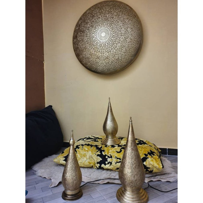 Moroccan Table lamp, art deco lighting, boho Chic, desk lamp, standing lamp, Moroccan lights, 4 Colors and 3 Sizes available - Image 7