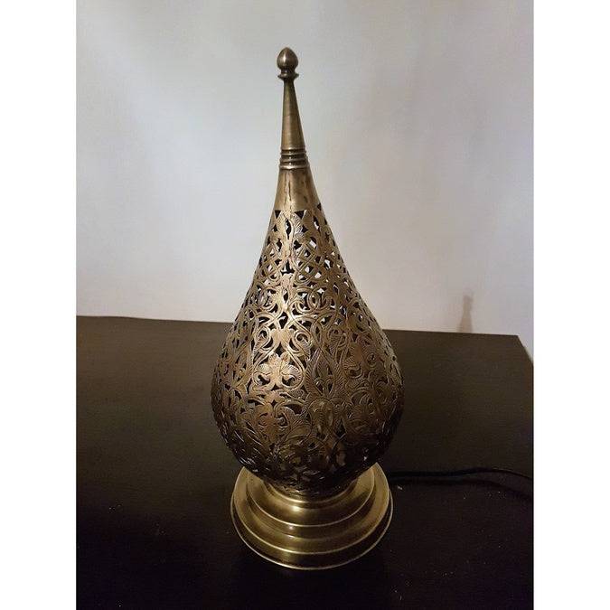 Bedside Lamp - Copper Lampshade - Home Decor - Hurricane Light - Brass Light Fixture - Modern Lighting - Image 3