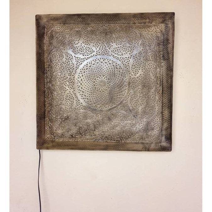 Square Wall Lamp, Ceiling light, Moroccan Lighting, Art Deco Design, Handmade By Master - Image 6