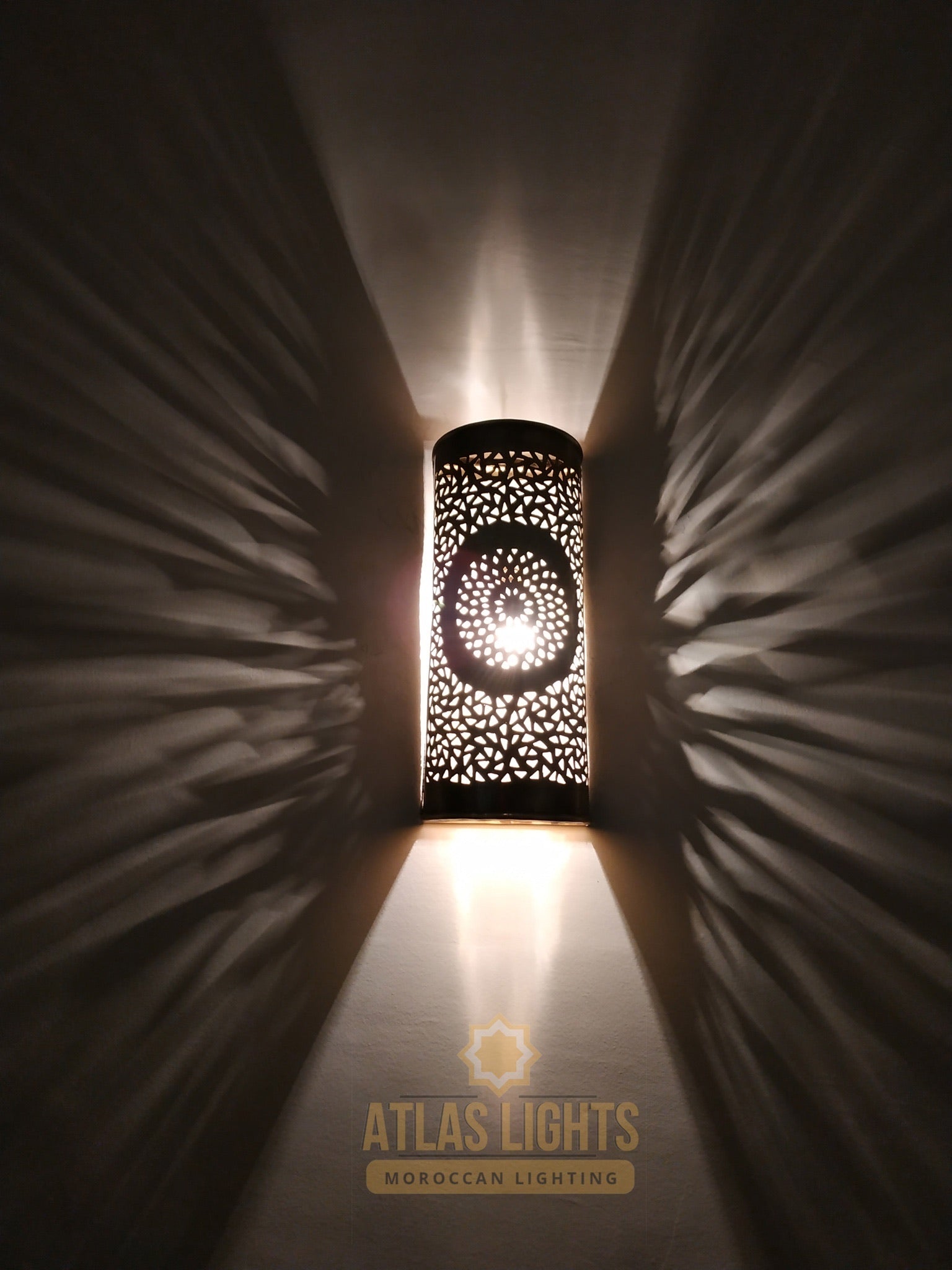 Moroccan Wall Sconce Lighting - Set of 2 - Image 3