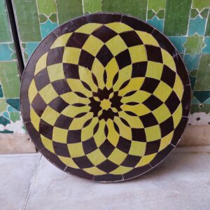 Moroccan Handmade Mosaic table - Moroccan Zellige table - Outdoor zellige - Moroccan zellige - Dining zellige table - Garden zellige table