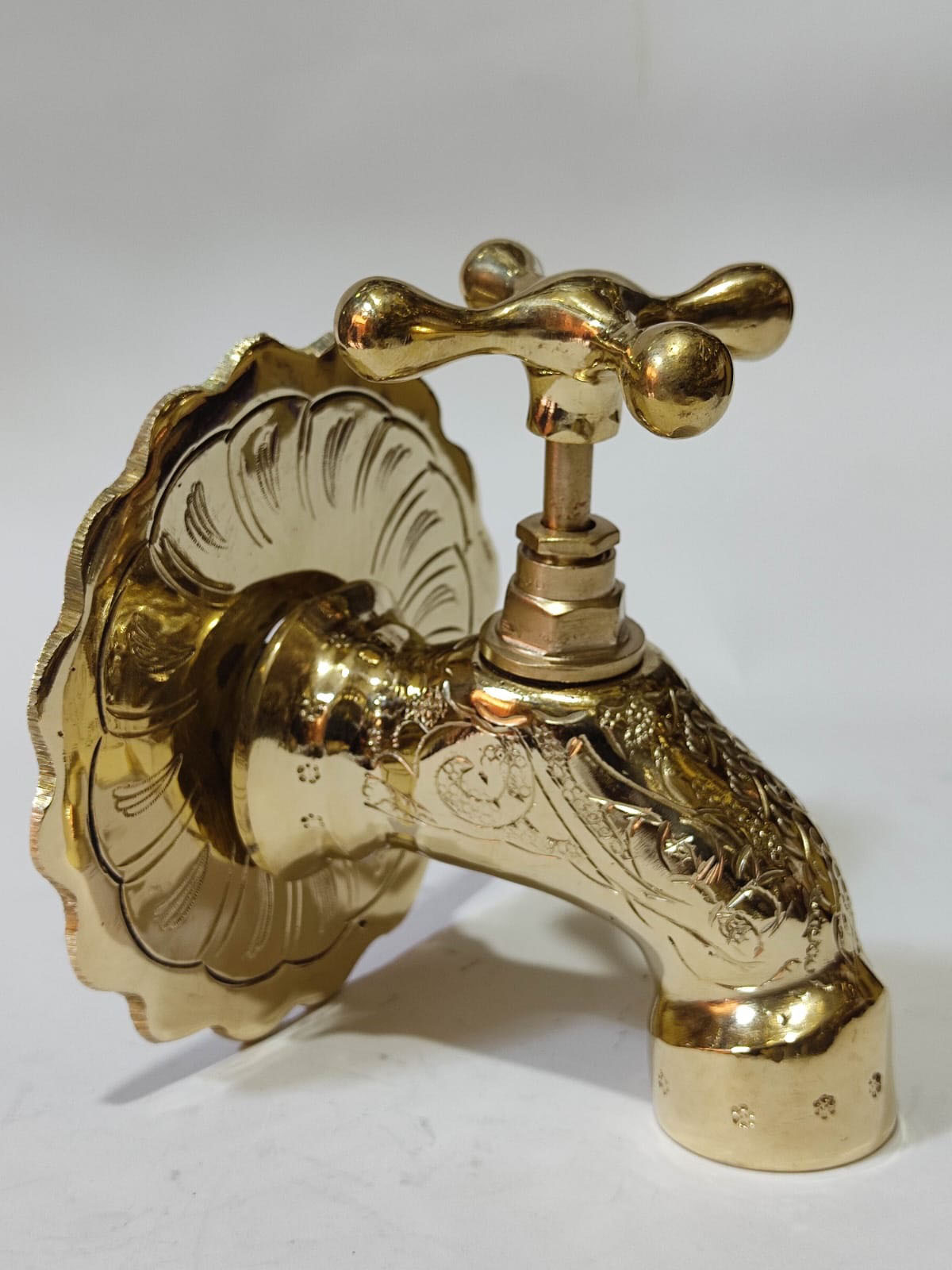 Moroccan Brass Faucet Handmade, Engraved Faucet, Antique Moroccan Design - Image 2